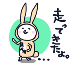 The occurrence during running character sticker #8620410