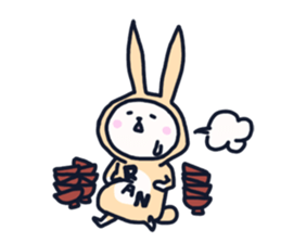 The occurrence during running character sticker #8620411