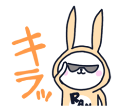 The occurrence during running character sticker #8620412