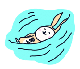 The occurrence during running character sticker #8620415