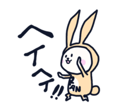 The occurrence during running character sticker #8620417