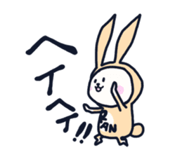 The occurrence during running character sticker #8620417