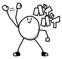 Let's Go! Egg Boy sticker #8620461