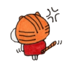 Ponta of dog and Mie of cat2 sticker #8621019