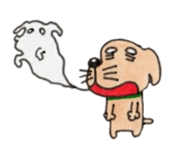 Ponta of dog and Mie of cat2 sticker #8621022