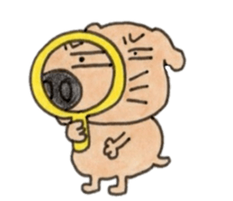 Ponta of dog and Mie of cat2 sticker #8621025