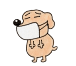 Ponta of dog and Mie of cat2 sticker #8621037