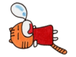 Ponta of dog and Mie of cat2 sticker #8621057