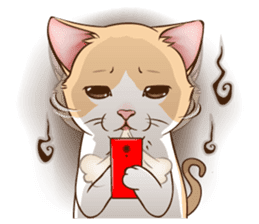 Cutee-small cat sticker #8621267