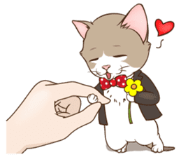 Cutee-small cat sticker #8621280