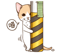 Cutee-small cat sticker #8621282