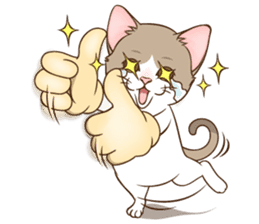 Cutee-small cat sticker #8621283