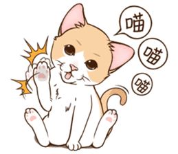 Cutee-small cat sticker #8621304