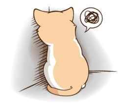 Cutee-small cat sticker #8621317