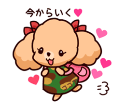 Story of seven colors Toy Poodle #2 sticker #8621618