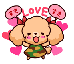 Story of seven colors Toy Poodle #2 sticker #8621619