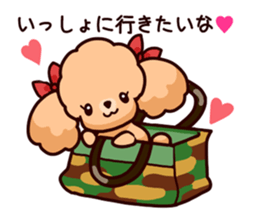 Story of seven colors Toy Poodle #2 sticker #8621621