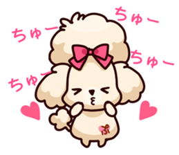 Story of seven colors Toy Poodle #2 sticker #8621622