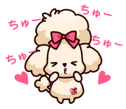 Story of seven colors Toy Poodle #2 sticker #8621622