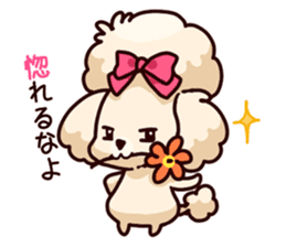 Story of seven colors Toy Poodle #2 sticker #8621623