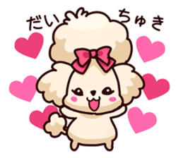 Story of seven colors Toy Poodle #2 sticker #8621624