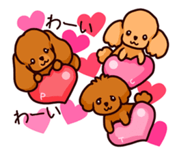 Story of seven colors Toy Poodle #2 sticker #8621626
