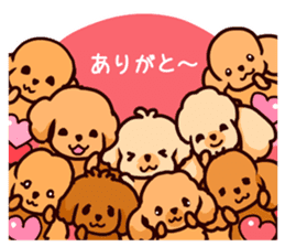 Story of seven colors Toy Poodle #2 sticker #8621627