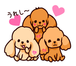 Story of seven colors Toy Poodle #2 sticker #8621628
