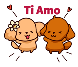 Story of seven colors Toy Poodle #2 sticker #8621632