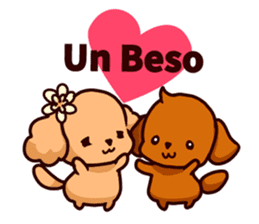 Story of seven colors Toy Poodle #2 sticker #8621633