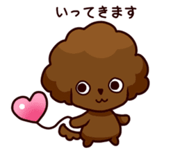 Story of seven colors Toy Poodle #2 sticker #8621641