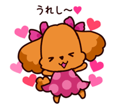 Story of seven colors Toy Poodle #2 sticker #8621647