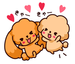 Story of seven colors Toy Poodle #2 sticker #8621651