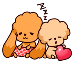 Story of seven colors Toy Poodle #2 sticker #8621652