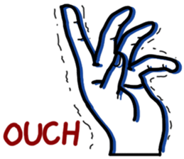 Hands emoji with many expressions sticker #8621743