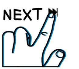 Hands emoji with many expressions sticker #8621750