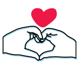 Hands emoji with many expressions sticker #8621765