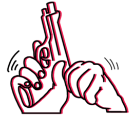 Hands emoji with many expressions sticker #8621769