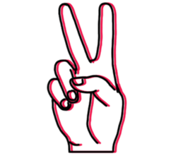 Hands emoji with many expressions sticker #8621770