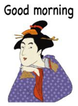 Ukiyoe English version sticker #8621778