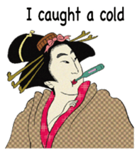 Ukiyoe English version sticker #8621802