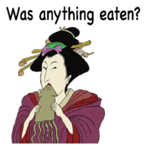 Ukiyoe English version sticker #8621811