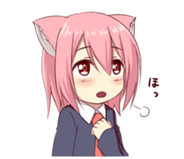 Girl of brute's ear sticker #8621838