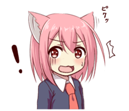 Girl of brute's ear sticker #8621846