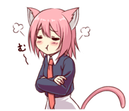 Girl of brute's ear sticker #8621850