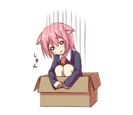 Girl of brute's ear sticker #8621851