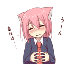 Girl of brute's ear sticker #8621854