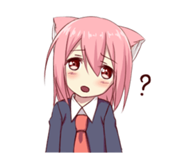 Girl of brute's ear sticker #8621856