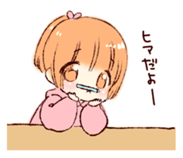 Sticker of a boy and a girl sticker #8621917