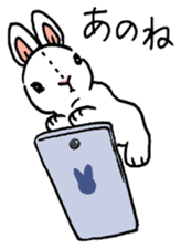 Schinako's My Lovely White Bunny sticker #8622260